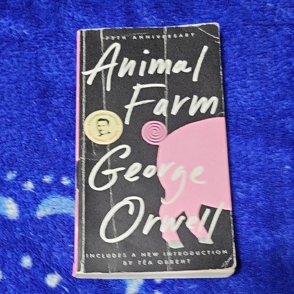 Animal Farm by George Orwell — Pink & Black Cover Paperback